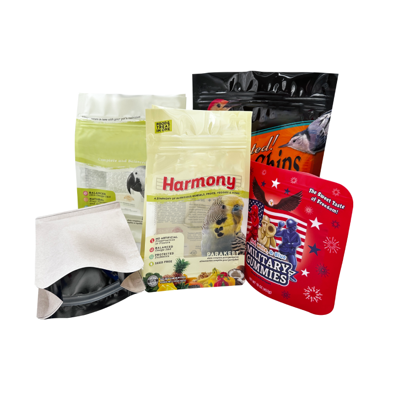 Custom Box bottom pouch/Flat bottom pouch/8 side sealed bag Manufacturer With Lower MOQ