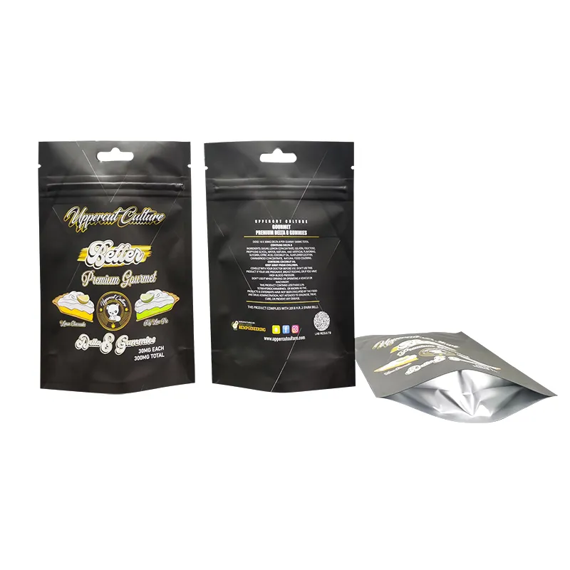 Kraft Paper Stand Up Pouch Low MOQ & Custom Prints