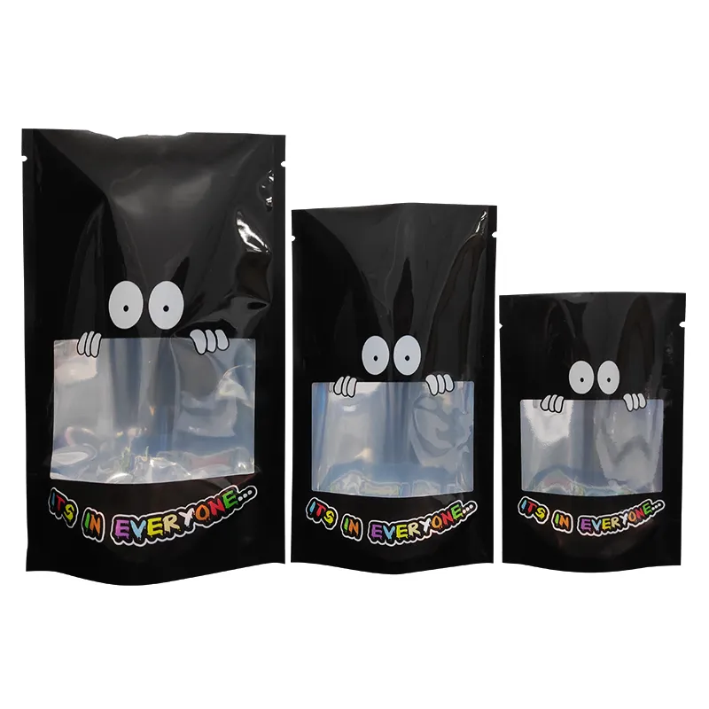 Stand Up Pouch With Window Low MOQ Wholesale