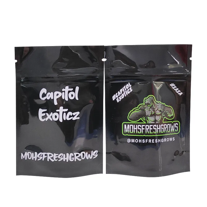 Printed Stand Up Pouch Low MOQ Available