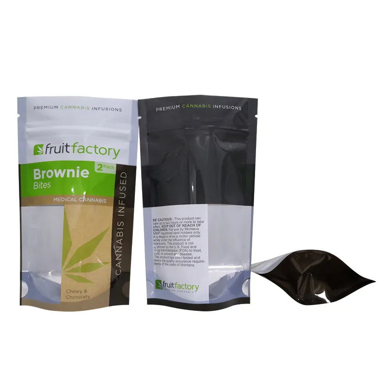 Compostable Stand Up Pouch Low MOQ Available
