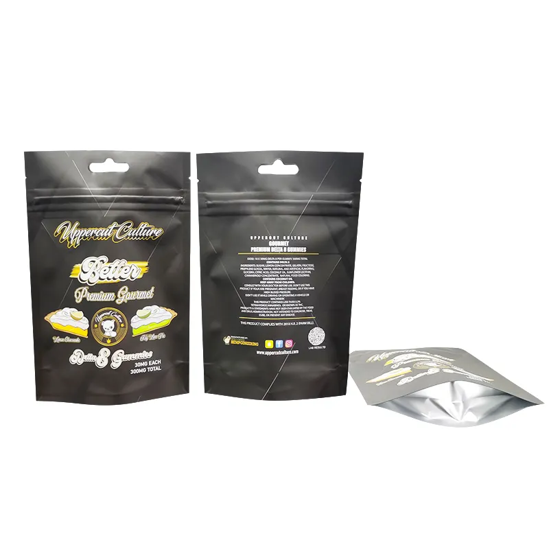 Kraft Paper Stand Up Pouches Low MOQ Wholesale