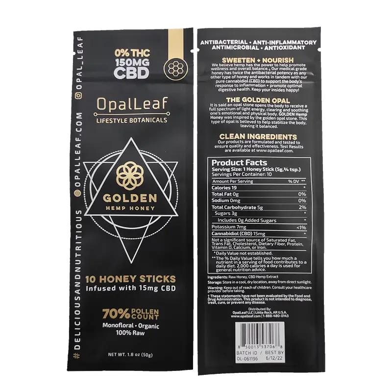 Food Grade Custom Flat Pouch Wholesale & Low MOQ