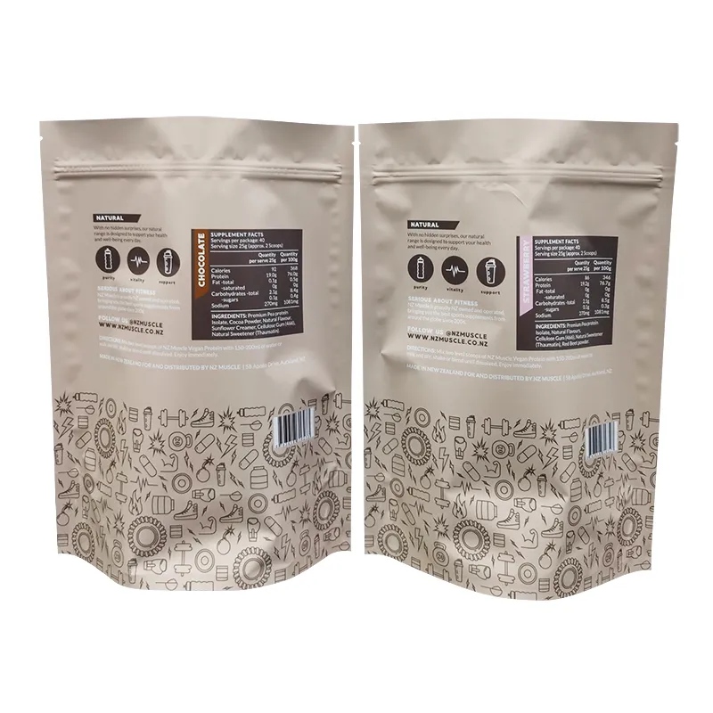 Biodegradable Stand Up Pouches Low MOQ Wholesale