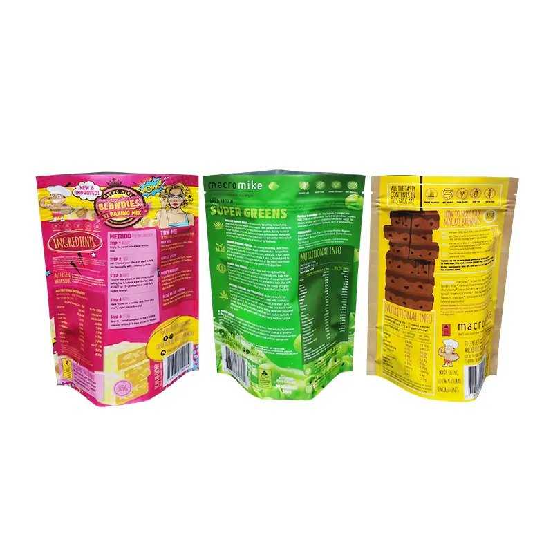 Stand Up Barrier Pouches Low MOQ Wholesale