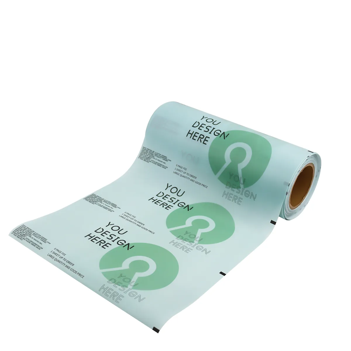 Custom Oil Proof Roll Labels Low MOQ Wholesale