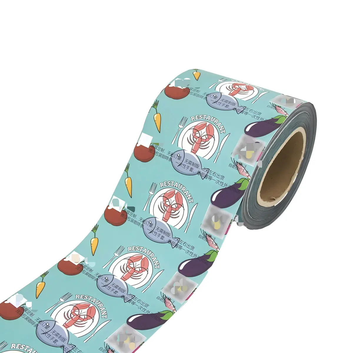 Custom Recyclable Roll Labels Low MOQ Wholesale